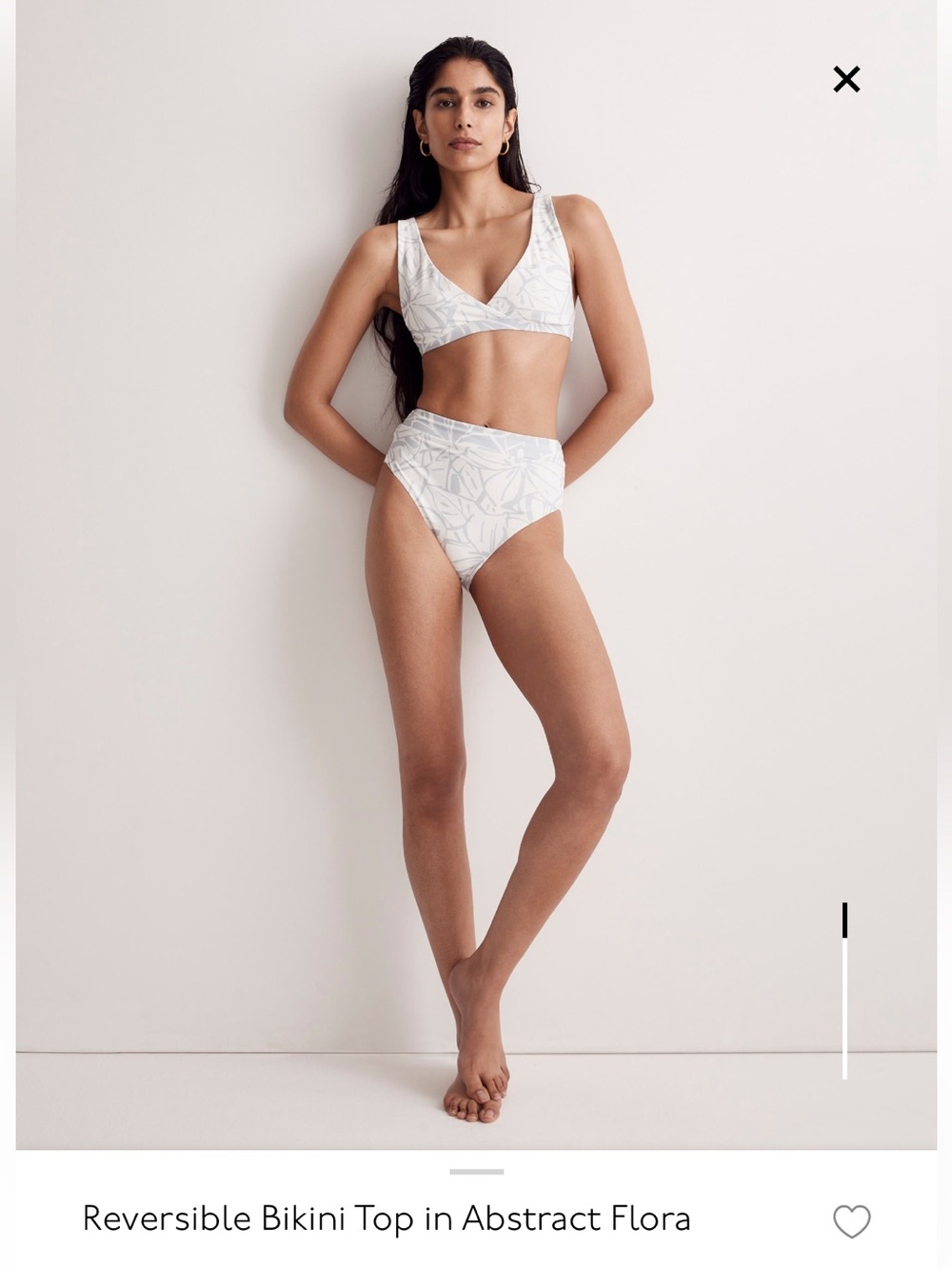 MADEWELL reversible Two-Piece Swim Set, M